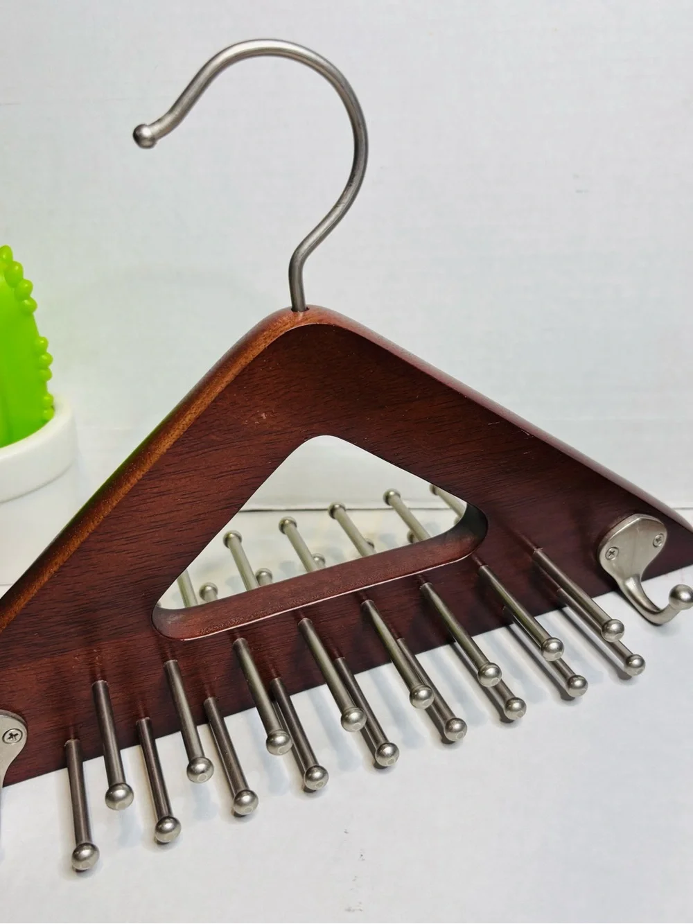 Mahogany Tie and Belt Hanger